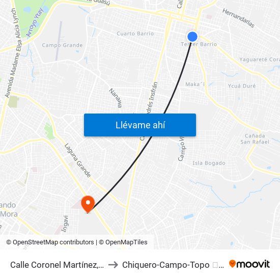Calle Coronel Martínez, 97 to Chiquero-Campo-Topo 🐷🔨📝 map