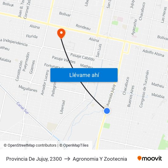 Provincia De Jujuy, 2300 to Agronomia Y Zootecnia map