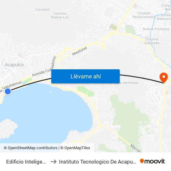 Edificio Inteligente to Instituto Tecnologico De Acapulco map