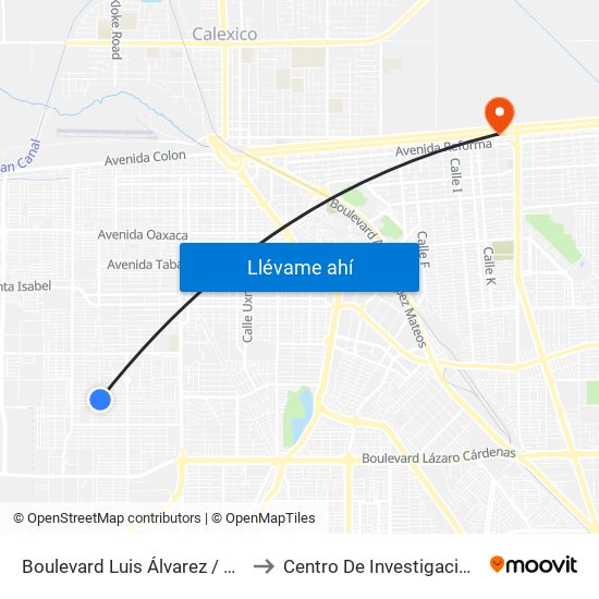 Boulevard Luis Álvarez / Avenida Rumania to Centro De Investigaciones Culturales map