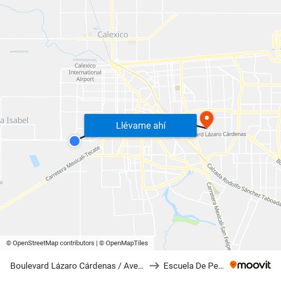 Boulevard Lázaro Cárdenas / Avenida Yugoslavia to Escuela De Pedagogia map