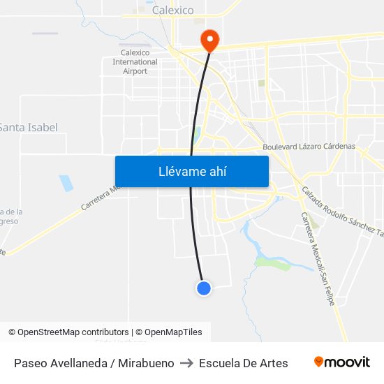 Paseo Avellaneda / Mirabueno to Escuela De Artes map