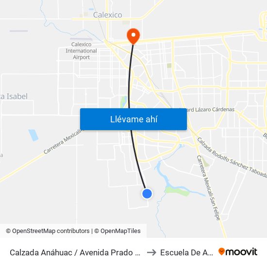 Calzada Anáhuac / Avenida Prado Del Rey to Escuela De Artes map