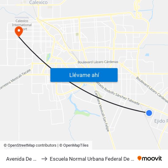 Avenida De Los Mosaicos / Chiquihuite to Escuela Normal Urbana Federal De Educacion Preescolar Estefania Casta�Eda Y Nu�Ez De Caceres map