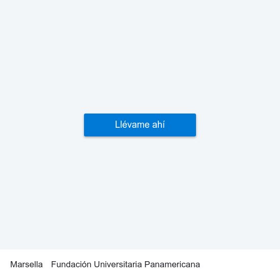 Marsella to Fundación Universitaria Panamericana map