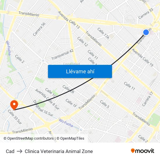 Cad to Clinica Veterinaria Animal Zone map