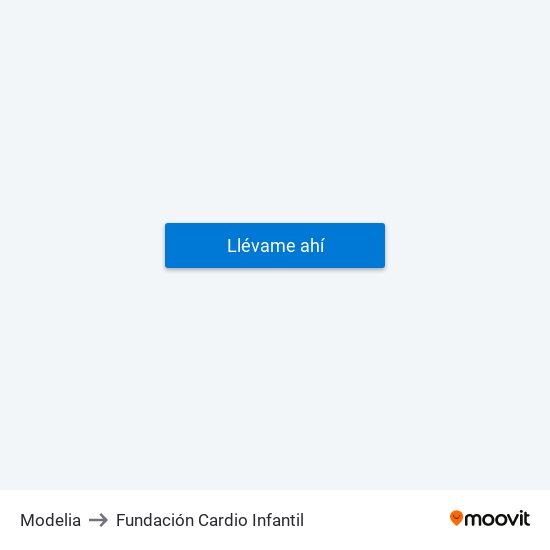 Modelia to Fundación Cardio Infantil map