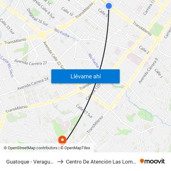 Guatoque - Veraguas to Centro De Atención Las Lomas map