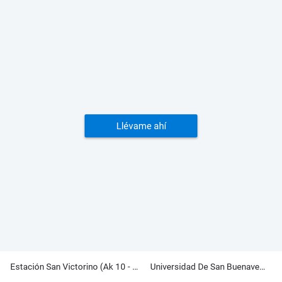 Estación San Victorino (Ak 10 - Cl 12) to Universidad De San Buenaventura map