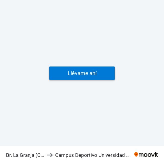 Br. La Granja (Cl 76 - Kr 78a) to Campus Deportivo Universidad Santo Tomás De Aquino map