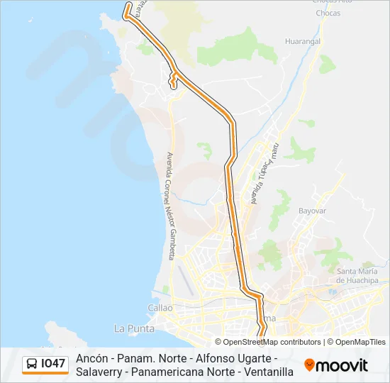IO47 Bus Line Map