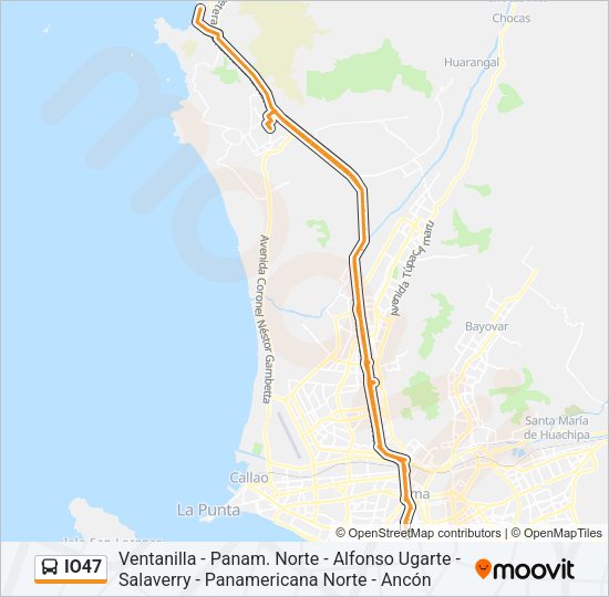 IO47 Bus Line Map