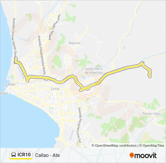 ICR10  Line Map