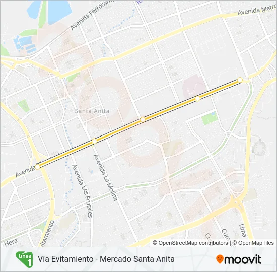 LINEA 2 Metro Line Map