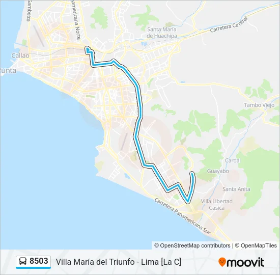 8503 Bus Line Map