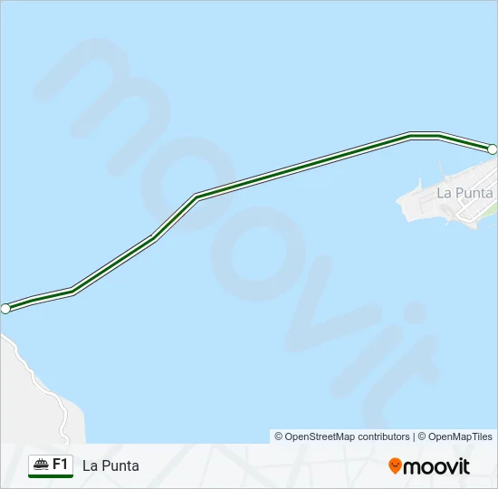 F1 Ferry Line Map