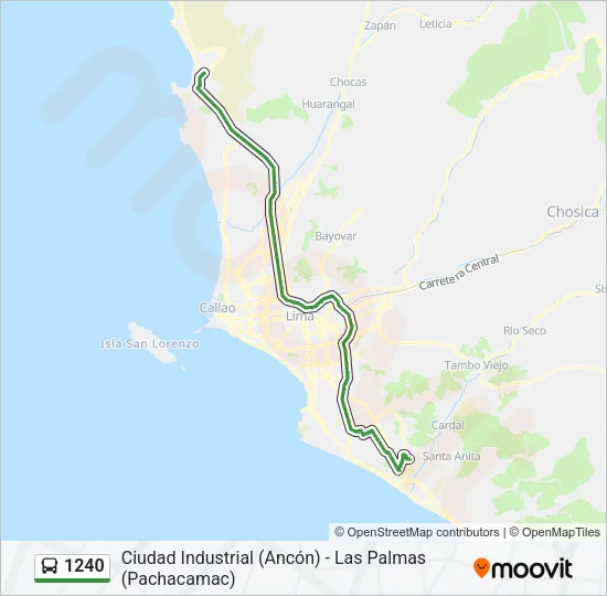 1240 Bus Line Map