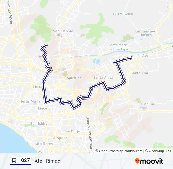 1027 Bus Line Map