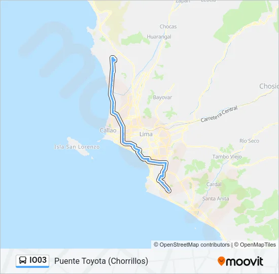 IO03 Bus Line Map