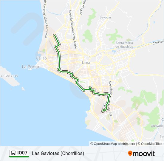 IO07 Bus Line Map