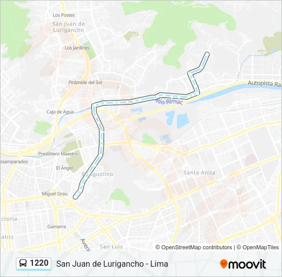 1220 Bus Line Map