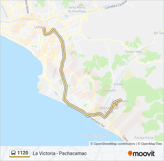 1120 Bus Line Map
