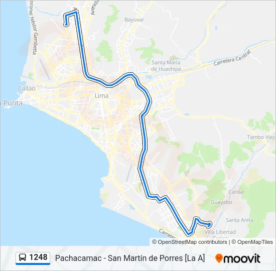 1248 Bus Line Map