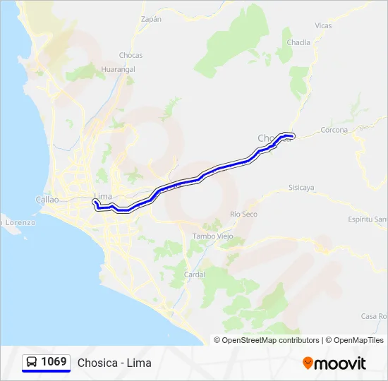 1069 Bus Line Map