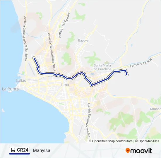 CR24 Bus Line Map
