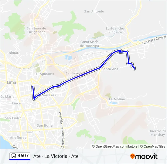 4607 Bus Line Map