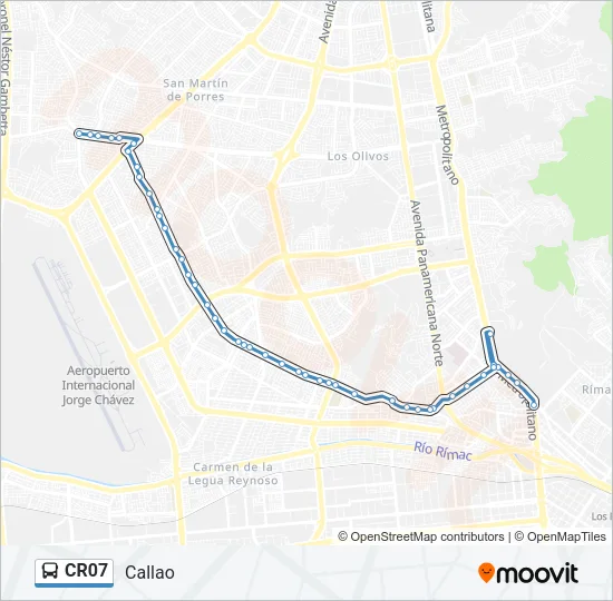 CR07 Bus Line Map