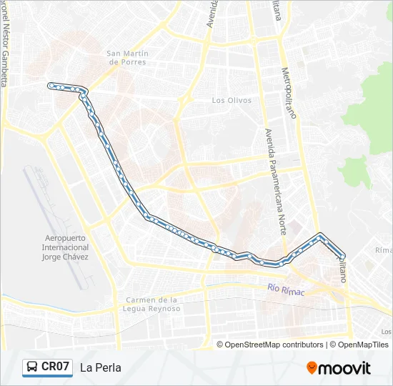 CR07 Bus Line Map