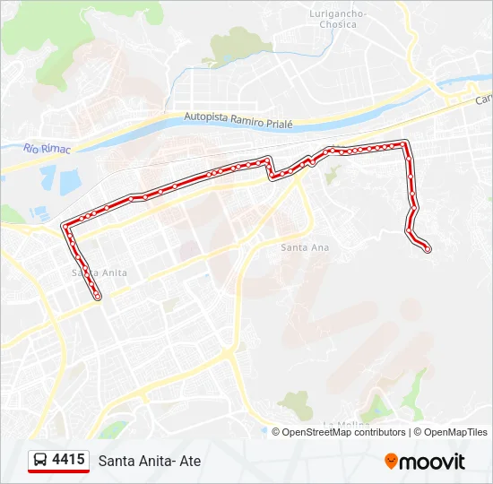 4415 Bus Line Map