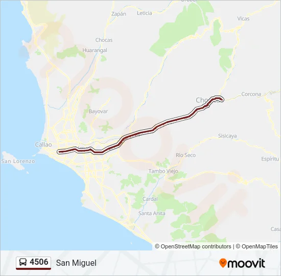 4506 Bus Line Map