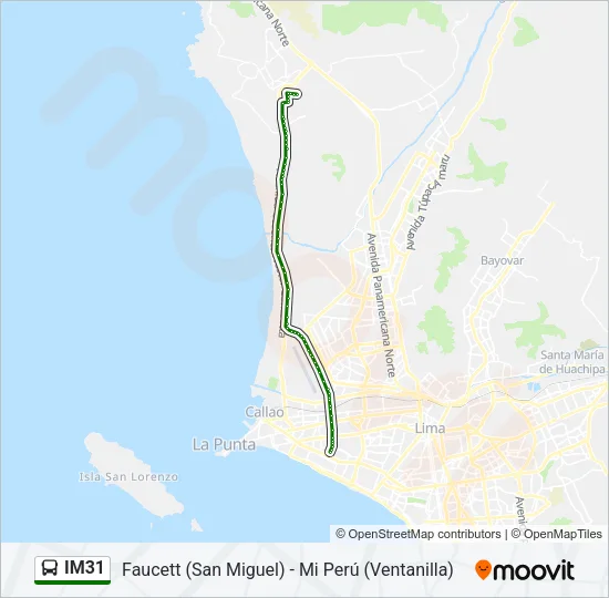 IM31 Bus Line Map