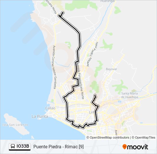 IO33B bus Line Map