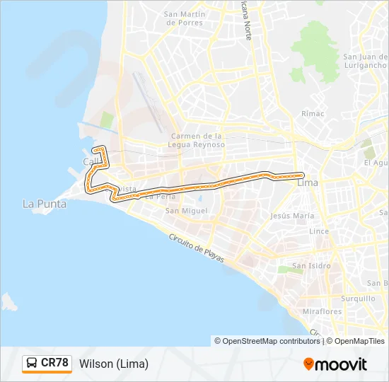 CR78 Bus Line Map