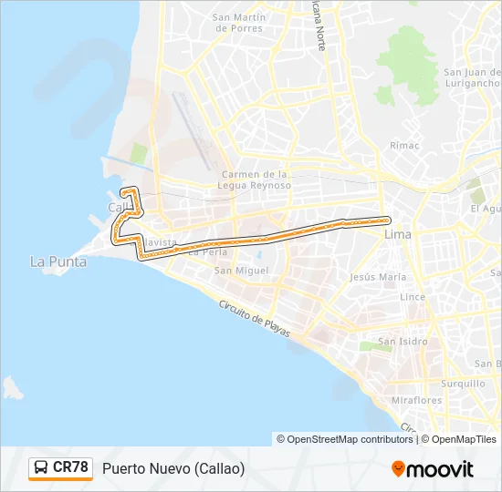 CR78 Bus Line Map