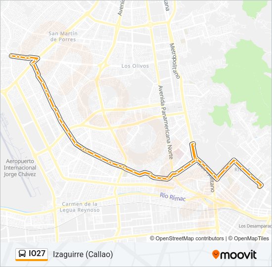 IO27 Bus Line Map