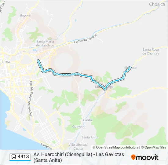 4413 Bus Line Map