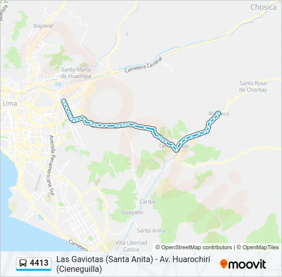 4413 Bus Line Map
