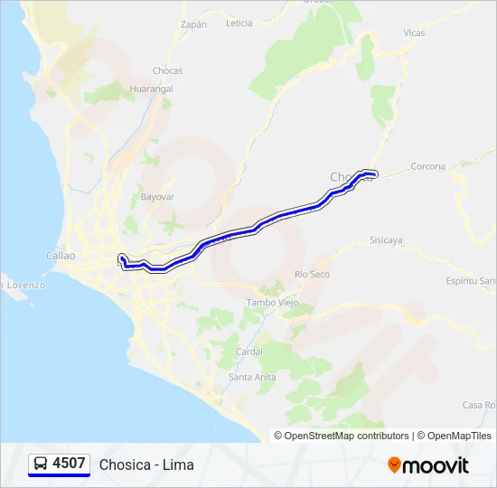 4507 Bus Line Map