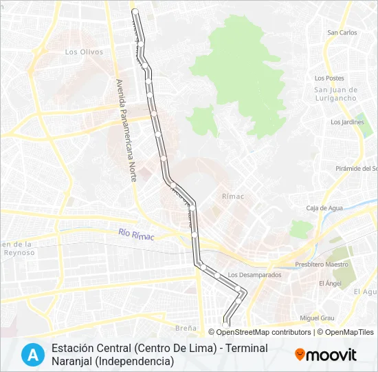 A Bus Line Map