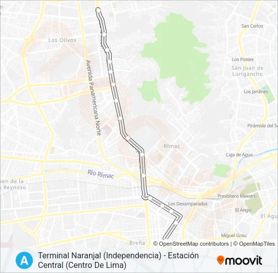 A Bus Line Map