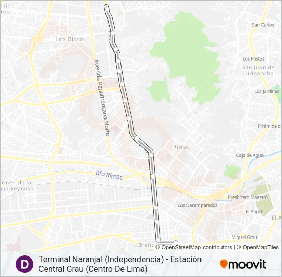 D Bus Line Map