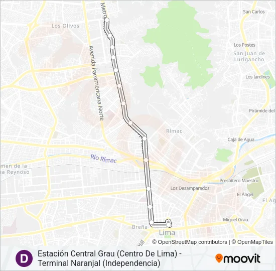 D Bus Line Map