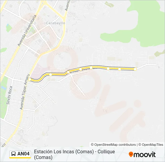 AN04 Bus Line Map