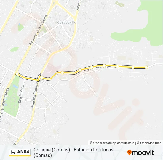 AN04 Bus Line Map