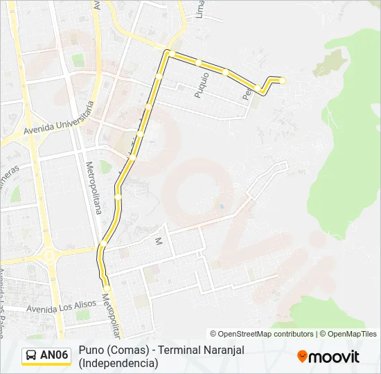 AN06 Bus Line Map
