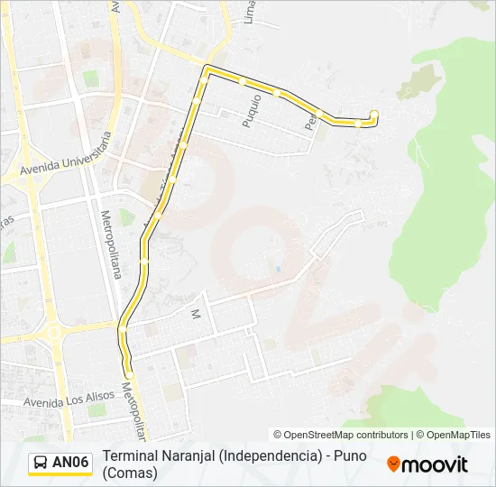 AN06 Bus Line Map